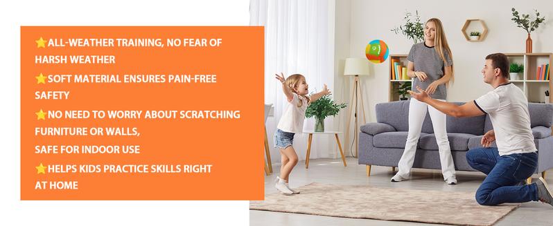 Softy Volleyball - Super Soft Designed for Pain-Free Play - Awesome Kids Indoor Ball with a Realistic Feel and Bounce - Perfect Ball for House