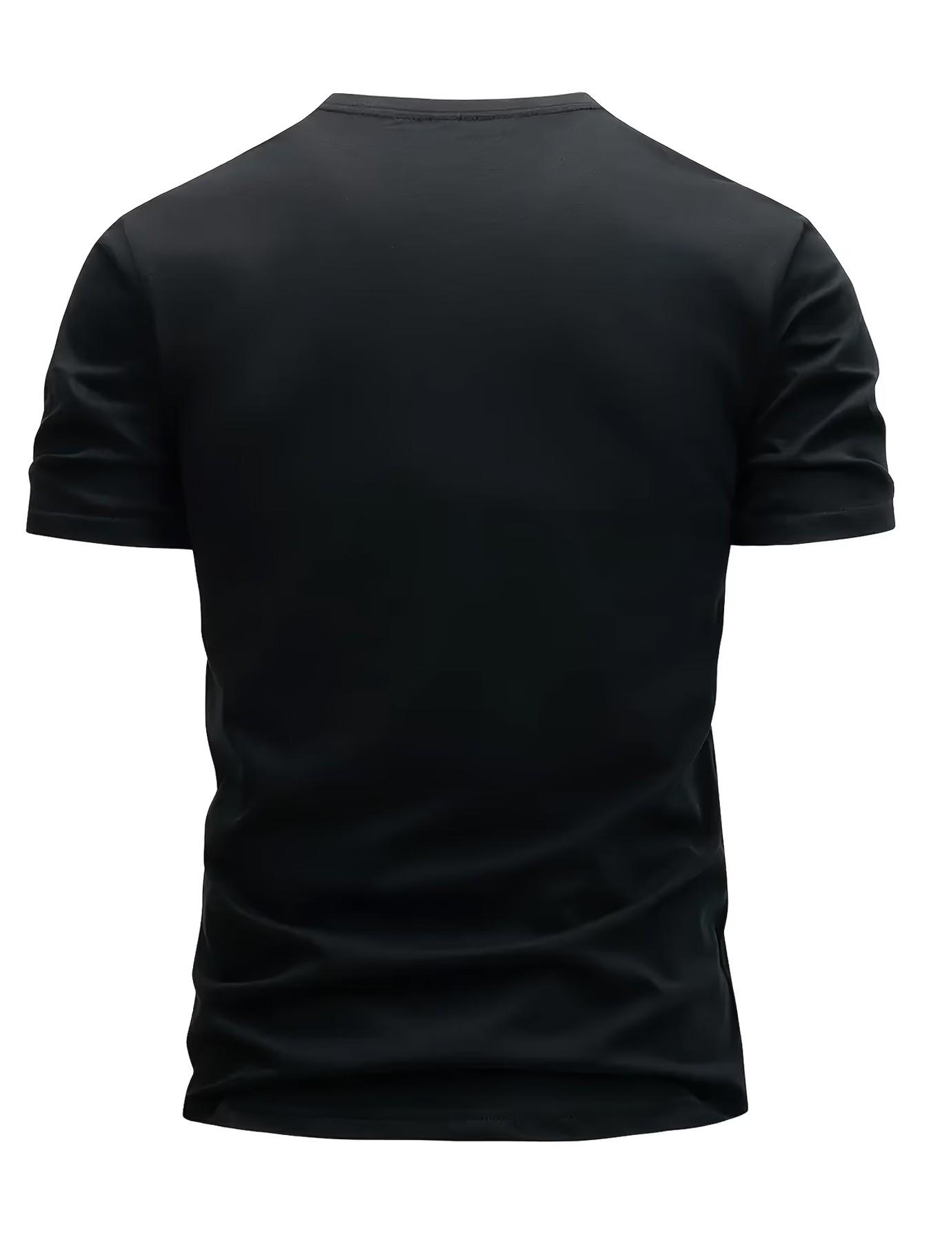 4-Pack Solid Color Sporty Round Neck Short Sleeve T-Shirts, Gym Running Casual Wear, Minimalist Letter Logo Print, Quick-Dry Breathable Fabric, Unisex