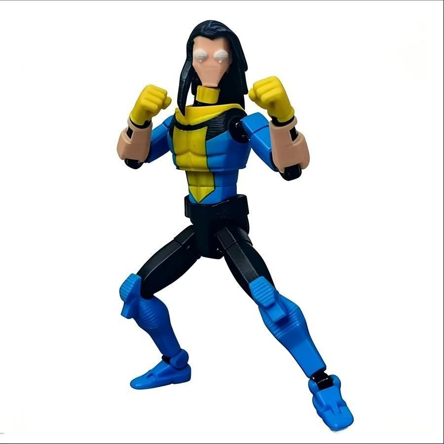 3D Printed Mark Universe Jointed Model Kit, Cartoon Figure Toy, Multi-Joint Transformable Building Blocks, Action Figure Model, Decorative Doll, Gift