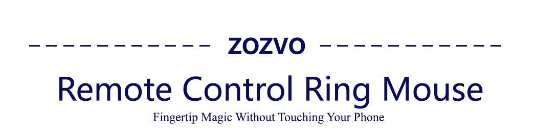 ZOZVO Remote Control Ring Mouse with Touchpad, Bluetooth/2.4G Wireless Scrolling Ring Air Mouse for Short Video, Page Turner for Kindle APP, Selfie and Video Remote For IPhone/IPad/Android/Tablet/Mac/PC/Laptop