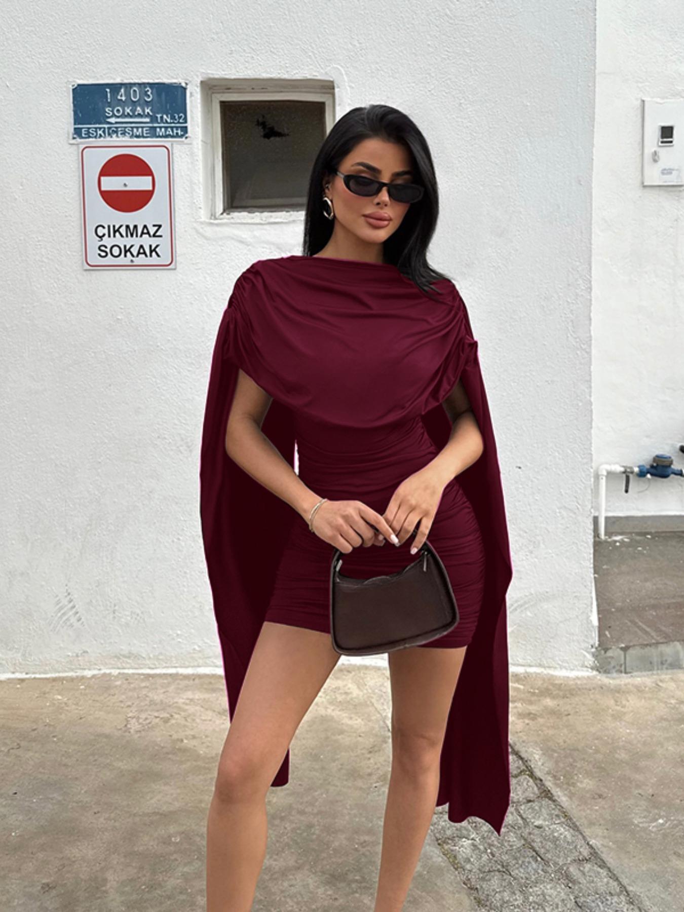 Women's Plain Dress, Elegant Sleeveless Short Dress for Party Club Dating Formal Wear, Ladies Clothes