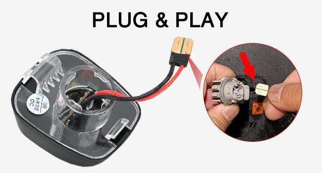 Nilight License Plate Light Compatible with 2007 2008 2009 2010 2011 2012 2013 2014 2015 2016 2017 2018 2019 2020 2021 Nissan Frontier Navara D40 2007-2015 Titan Armada Xterra with Black Housing