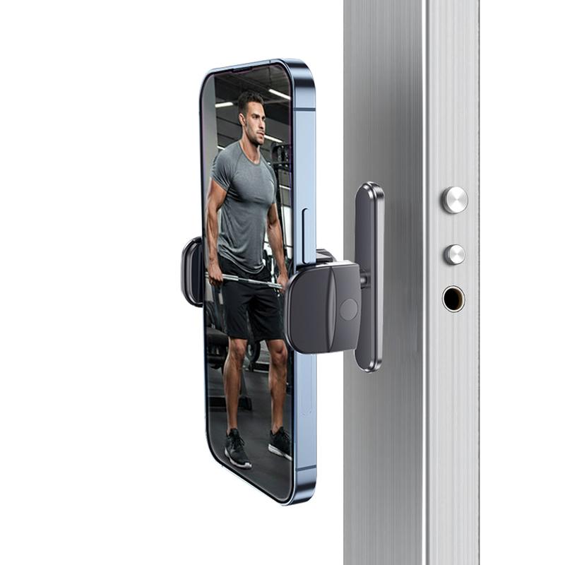 Magnetic Phone Holder for Gym - 360° Adjustable, Strong Portable Magnet Phone Mount for Workout Recording, Fitness Accessories Essentials, Compatible with Andriod Phone and iPhone 16/15/14/13/12, Perfect Gift for Men & Women fairway  flex