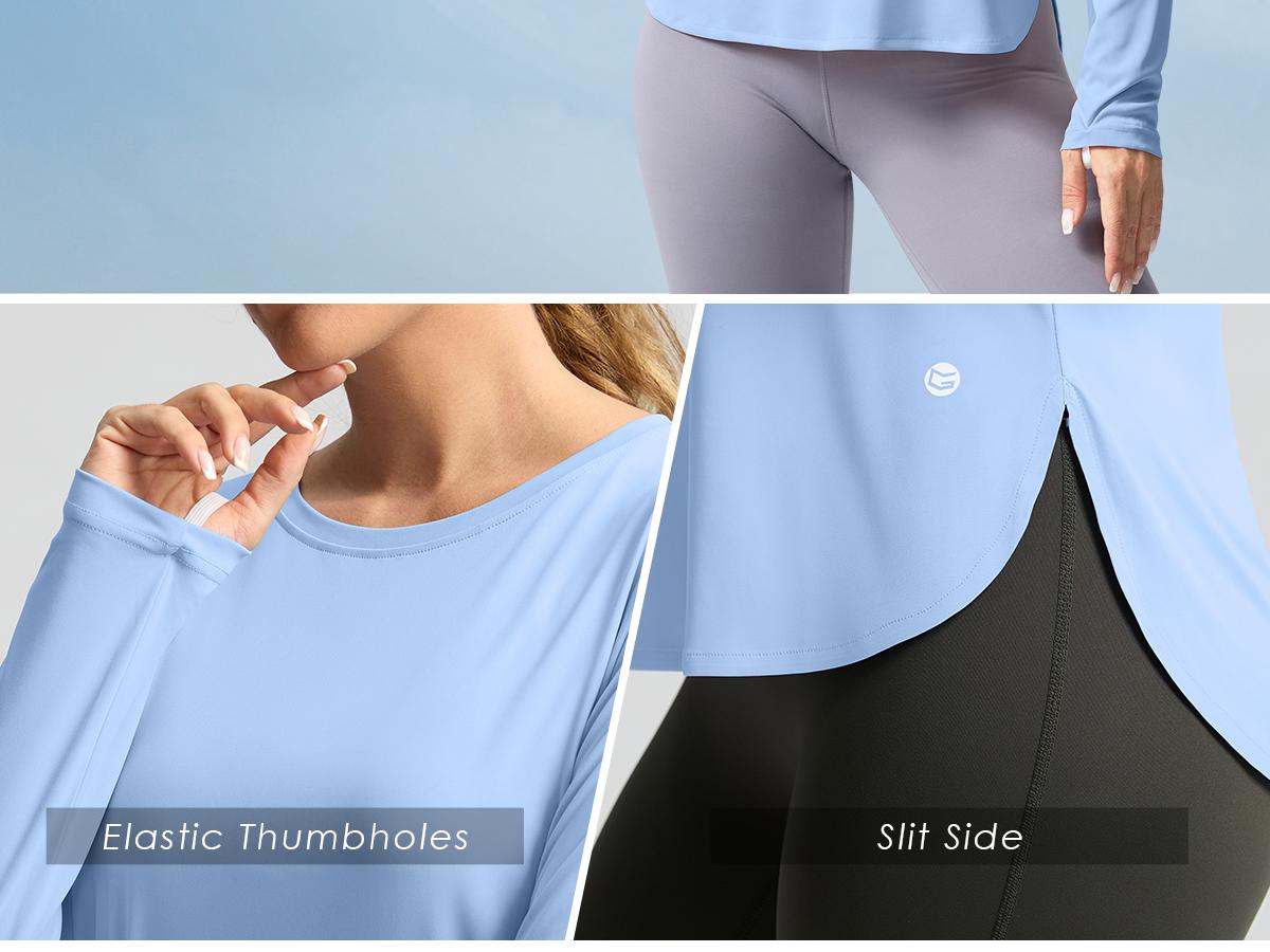 G Gradual Women's Sun Shirts UPF 50+ Long Sleeve UV Protection Shirt Lightweight Soft Breathable Beach Swim Tops Quick Dry Workout Hiking Casual Top for Women Gym Sportswear G Gradual Women's Sun Shirts UPF 50+ Long Sleeve UV Protection Shirt Lightweight Soft Breathable Beach Swim Tops Quick Dry Workout Hiking Casual Top for Women Gym Sportswear