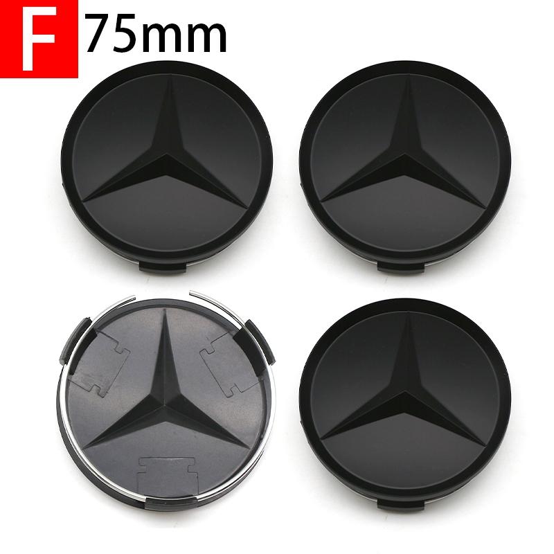 Mercedes-Benz Wheel Center Cap Set (60mm/75mm), Exclusive Brand Logo Design, Scratch-Resistant Durable Decoration, High-Quality Car Accessories