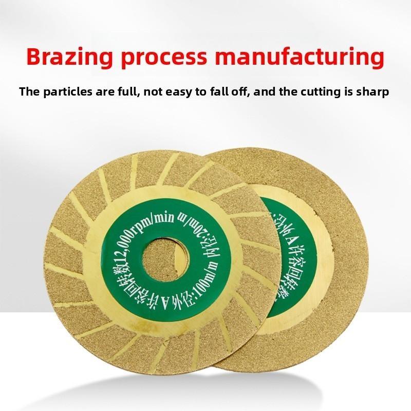 Diamond grinding disc for tile polishing, brazed glass cutting disc, jade polishing angle grinder polishing disc, Circular