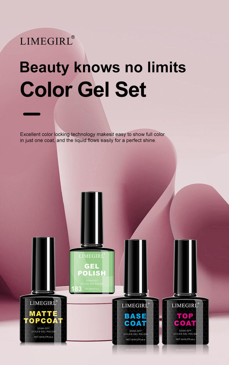 Limegirl Gel Nail Polish Kit with U V Light 18LED Nail Dryer, 27Color Gel Nail Polish Set And 9Color Nail Extension Gel Set with Base and Matte/Glossy Top Coat Nail Art Decorations Manicure Tools DIY Salon Home Gifts luminary  gel  nail gel x nailsupplies