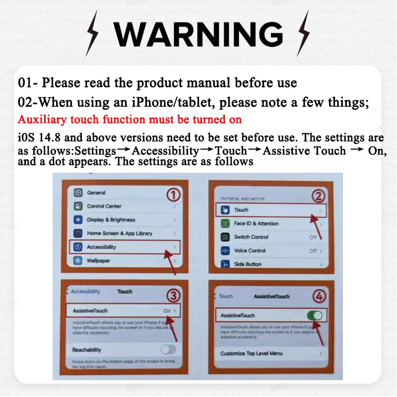 New Wireless Bluetooth-compatible Remote Control, Video Scroll Ring Controller, Rechargeable Camera Video Remote (), Battery Operated