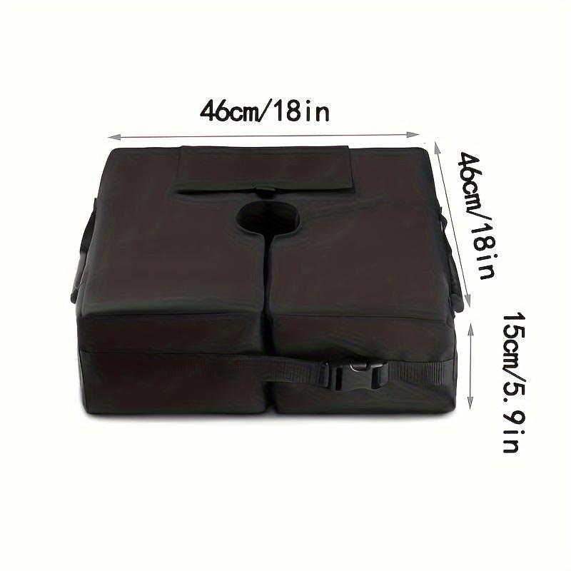 Waterproof Square Umbrella Base Weight Bag, Side Slot Opening Design, Ideal for Outdoor Patio Umbrellas, Durable Sandbag Accessory