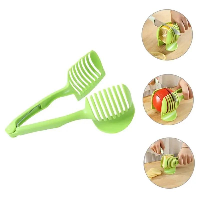 🍋 Slice Citrus Fast｜Multi-Function Fruit & Tomato Slicer Clip for Kitchen Prep Utensils Veggie Slicer Fruit Vegetable Slicer Multifunctional Kitchen Slicer