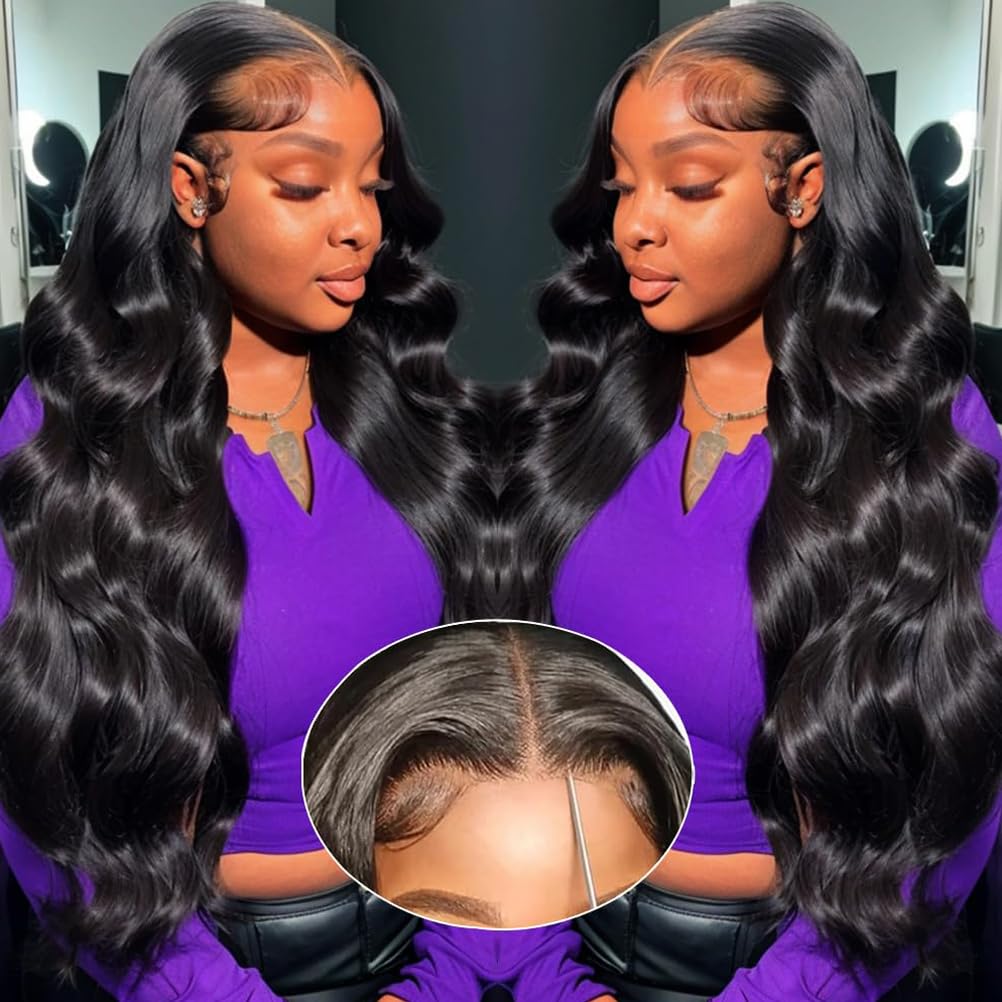 5x5 6x4 glueless wigs body wave Lace Closure wigs Human Hair HD Lace Closure Wigs Human Hair Pre Cut Lace No Glue 180% Density Bling Hair Princess TikTokShopBlackFriday
