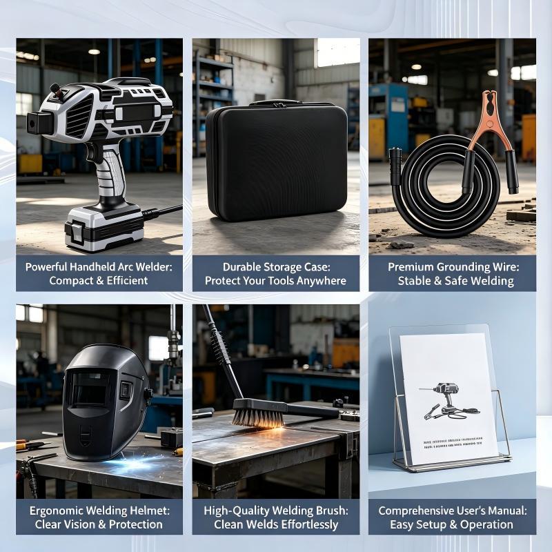 Handheld Electric Welder, Portable Welding Machine, Stable Arc, Easy Operation, Household Metal Welding Repair