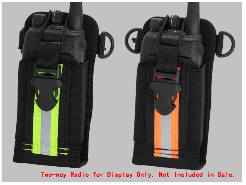 Firefighting Tactical Shoulder Strap Harness, Rescue Team Walkie Talkie Backpack, Universal Adjustable Shoulder Strap Radio Pouch, Walkie Talkie Holster For Portable Radio Holder protect Case