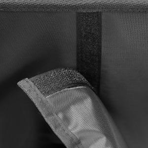 Rolling Cleaning Caddy Bag with Detachable Trolley, Professional Portable Large Cleaning Bag with Wheels, Wearable Cleaning Supply Bag on Wheels for Housekeepers, Rose Red