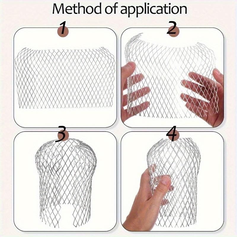 Durable Drainage Protection Mesh Cover, Open Grid Anti-Clog Floor Drains, Home & Commercial Use, Leaf Block Filter for Plumbing Pipes