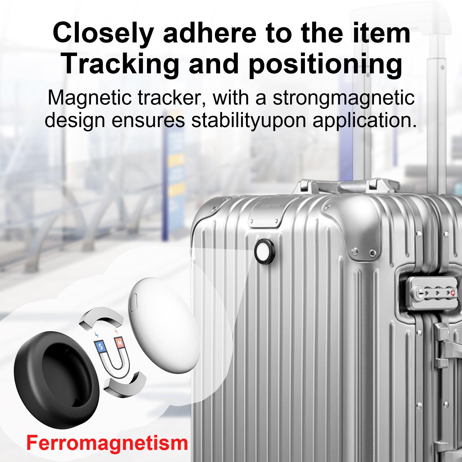 1/2/4pcs Flat Vehicle Locator with Magnetic Case, No Monthly Fee, Global Use, iOS System Only, Suitable for Cars, Bikes, Motorcycles, Pets, Luggage