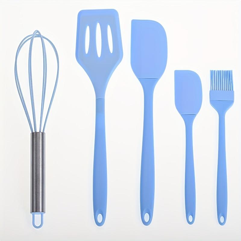 5pcs Colorful Baking Kit, Macaron-Themed Cake Decorating Tools, Cream Frosting Accessories, Heat-Resistant & Non-Toxic, Home Baking Essentials