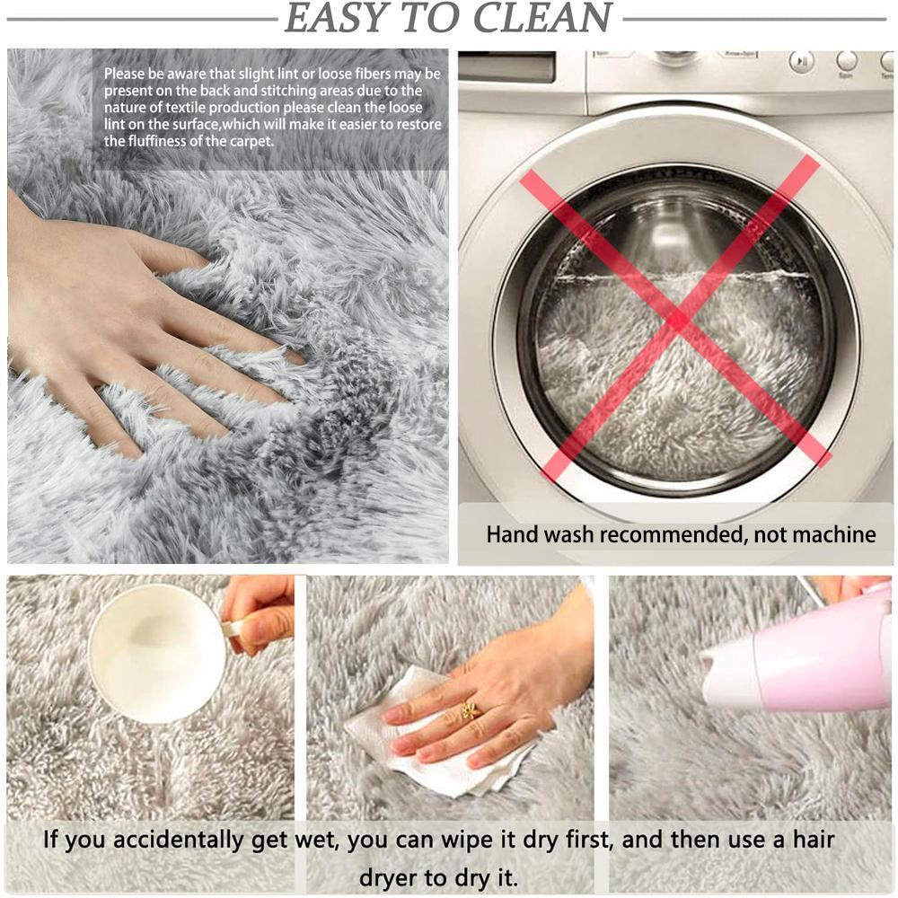 1 Count Soft Floor Mat, Fluffy Area Rug, Decorative Carpet for Home Living Room Bedroom, Room Decor, Home Decor