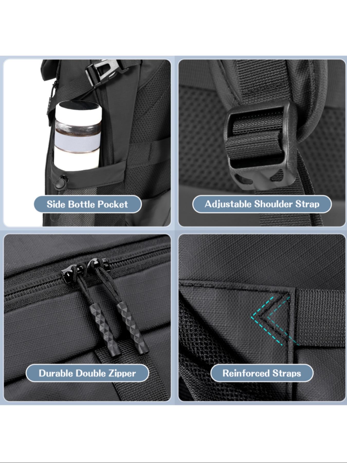 Baseball Bat & Ball Backpack, Durable Waterproof Backpack, Multi-functional Backpack for Outdoor Sports, Storage Backpack for Helmet, Basketball, Football, Volleyball