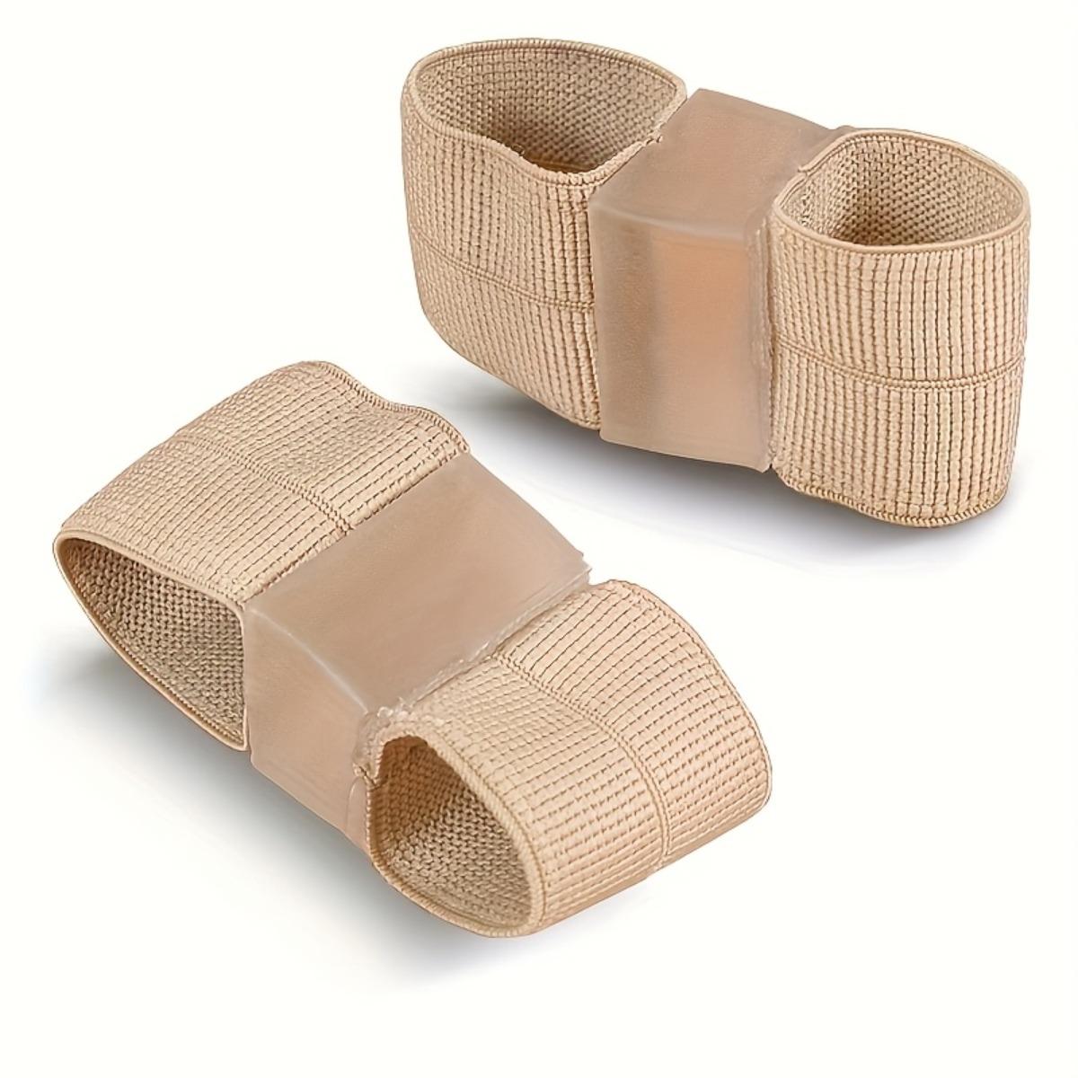 Two-hole fabric bunion corrector, toe separator pad, foot care insole