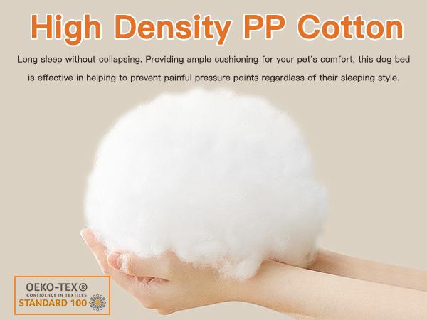 POCBLUE Gray L Dog Bed Ultra-Soft Comfortable Anti-Slip Pet Bed for All Seasons Seasonal Comfort Ultra-Plush Non-Skid Bottom