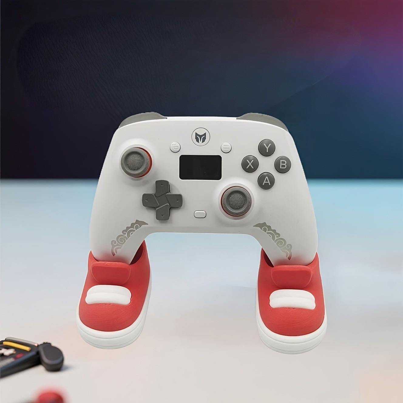 1 Pair 3D Printed Game Controller, Fun Colorful Shoe-Shaped Stand, Perfect Gift for Gaming Lovers, Ideal for Boyfriend/husband/lover