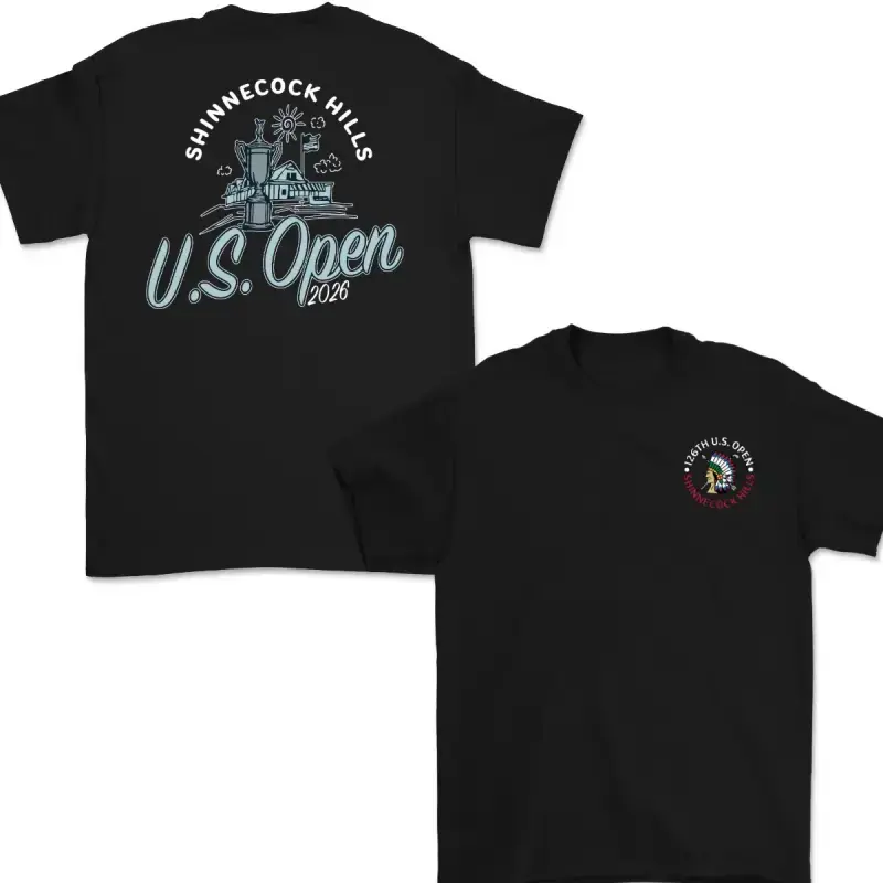 126th U.S. Open Shinnecock Hills Golf T-Shirt,Double-Sided Graphic Tee, Tournament 2026 Design, Trendy Unisex Golf Fan Shirt, Casual Premium Apparel, Perfect Gift for Men & Women |         men's t shirts |         men gifts |         golf gifts |