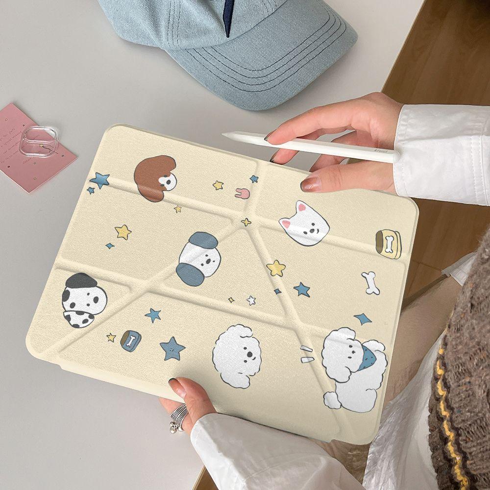 Dog Collection Cute Cartoon Case For iPad 10th 11th A16 100.9 Air 11 13 M2 M3 Mini 6 Pro 11 7th 8th 10.2 Air 4 Air 4 Air 510.9 Pro 12.9 Samsung Galaxy Tab Redmi Xiaomi Pad Huawei MatePad AAuto Sleep Awake Pencil Slot