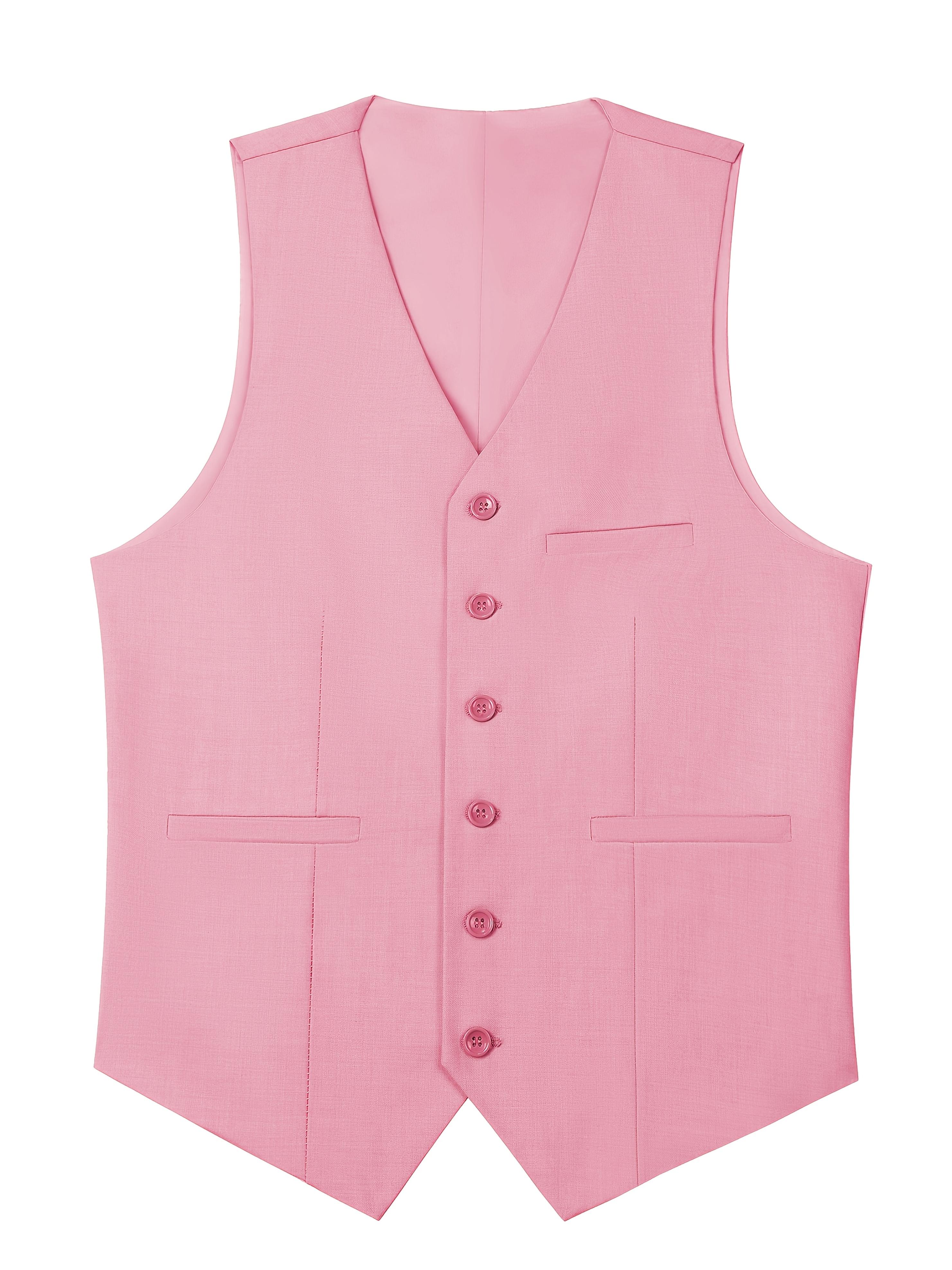 Men's 3-Piece Wedding Suit Set One-Button Notch Lapel Blazer, Vest & Trousers | Formal Business Groom Attire & Casual Party Tuxedos Beige Long Sleeve Menswear Matching SpringStatements Plain