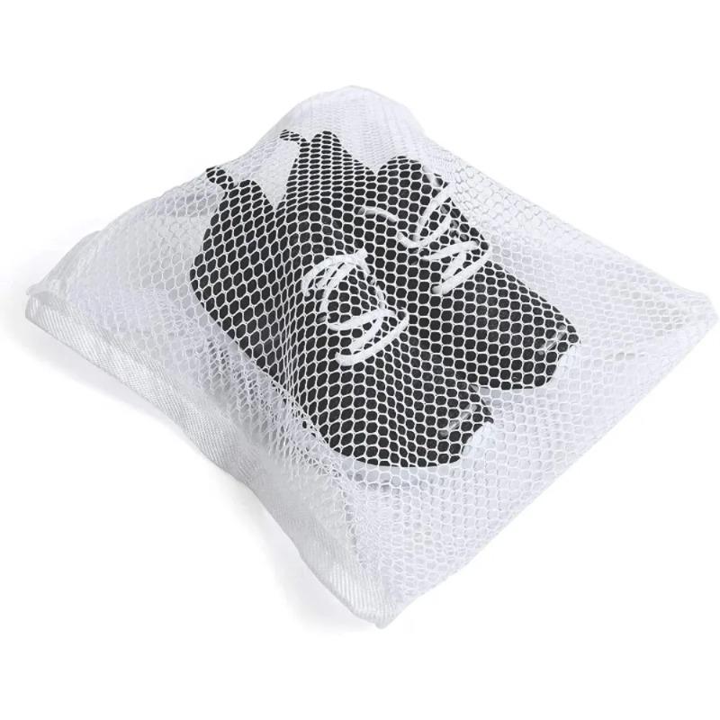 1 Pack Shoe Dryer Bag with Elastic Strap, Shoe Laundry Bags for Sneakers, Laundry Mesh Bag for Sneakers, Running Shoes, Athletic Shoes, 40×40cm Dryer-Safe Shoe Washing Bag, Protects Shoes in Washing Machine and Dryer