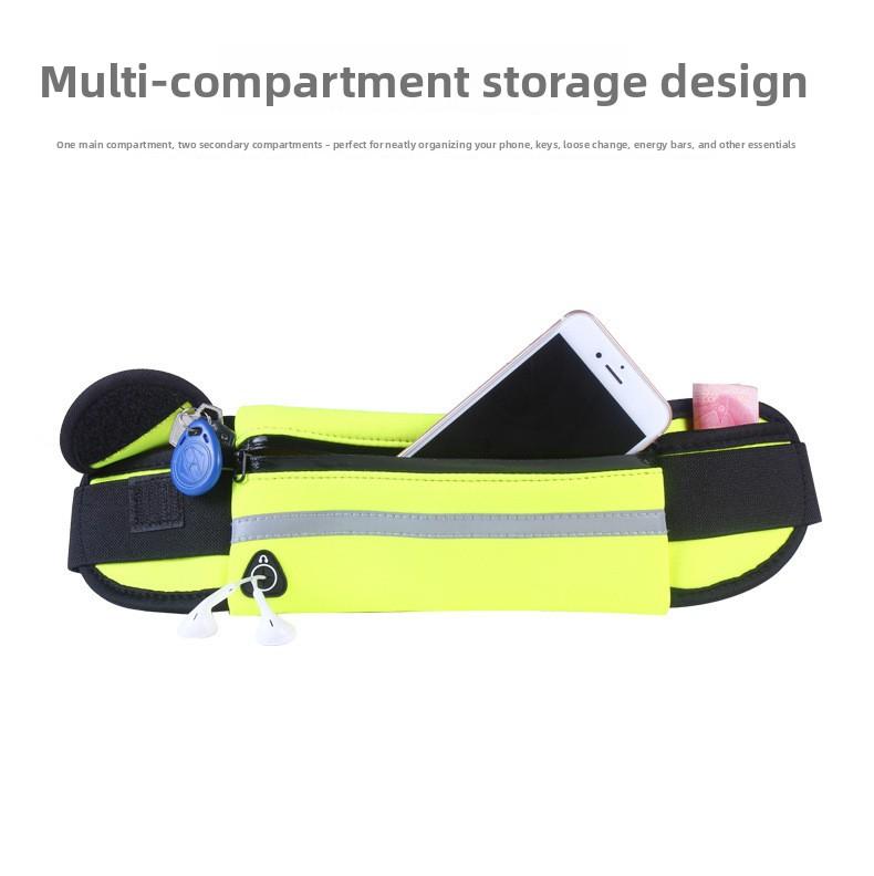 Multifunctional fanny pack, action running mobile phone, ultra-thin waterproof and anti-theft fanny pack, wear-resistant for outdoor work