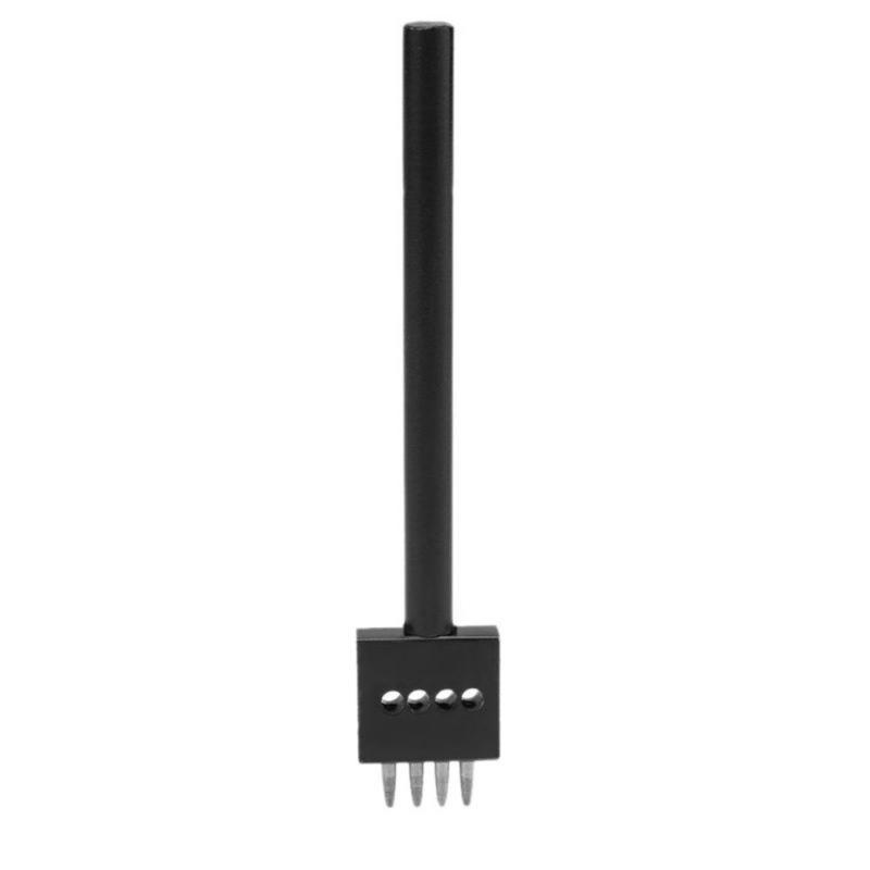 Craft Precision: Lightweight Leather Punch Tool, 2/4/6 Hole, 5mm Spacing - Perfect for DIY Projects, Durable & Versatile