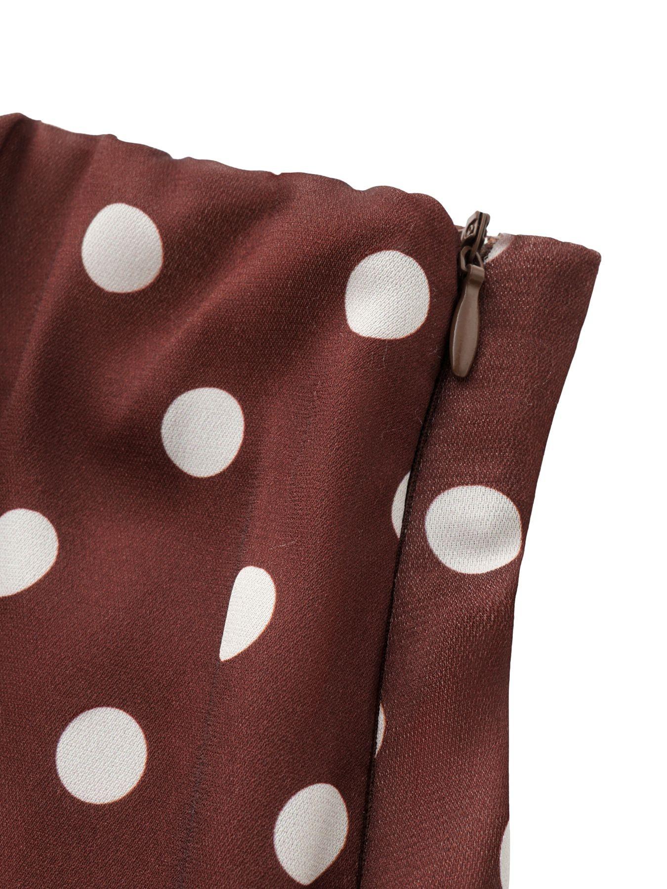 Women's 2026 Summer Satin Floral Polka Dot Maxi Wide Leg High Waist Light Midi Skirt, Suitable for Everyday Travel and Summer Outings, Womenswear Women's 2026 Summer Satin Floral Polka Dot Maxi Wide Leg High Waist Light Midi Skirt, Suitable for Everyday Travel and Summer Outings, Womenswear