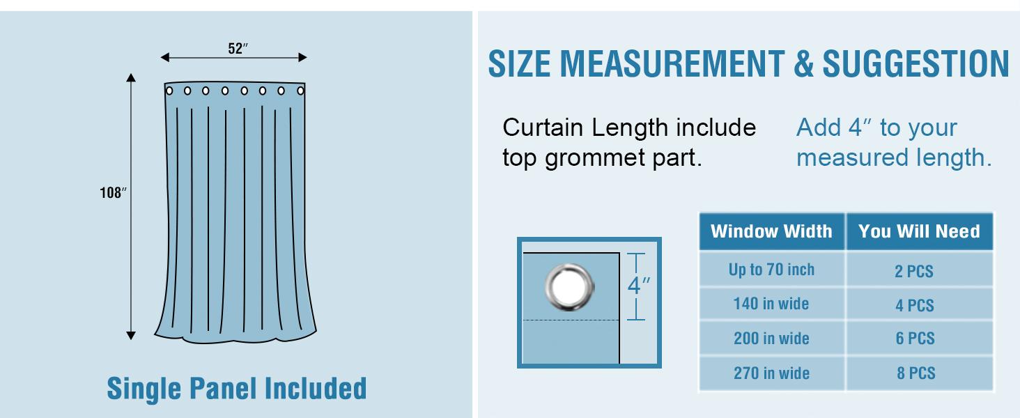 H.VERSAILTEX 2 Panels 100% Blackout Curtain for Bedroom Thermal Insulated Full Blackout Curtains for Living Room Energy Efficiency Window Draperies with Black Liners