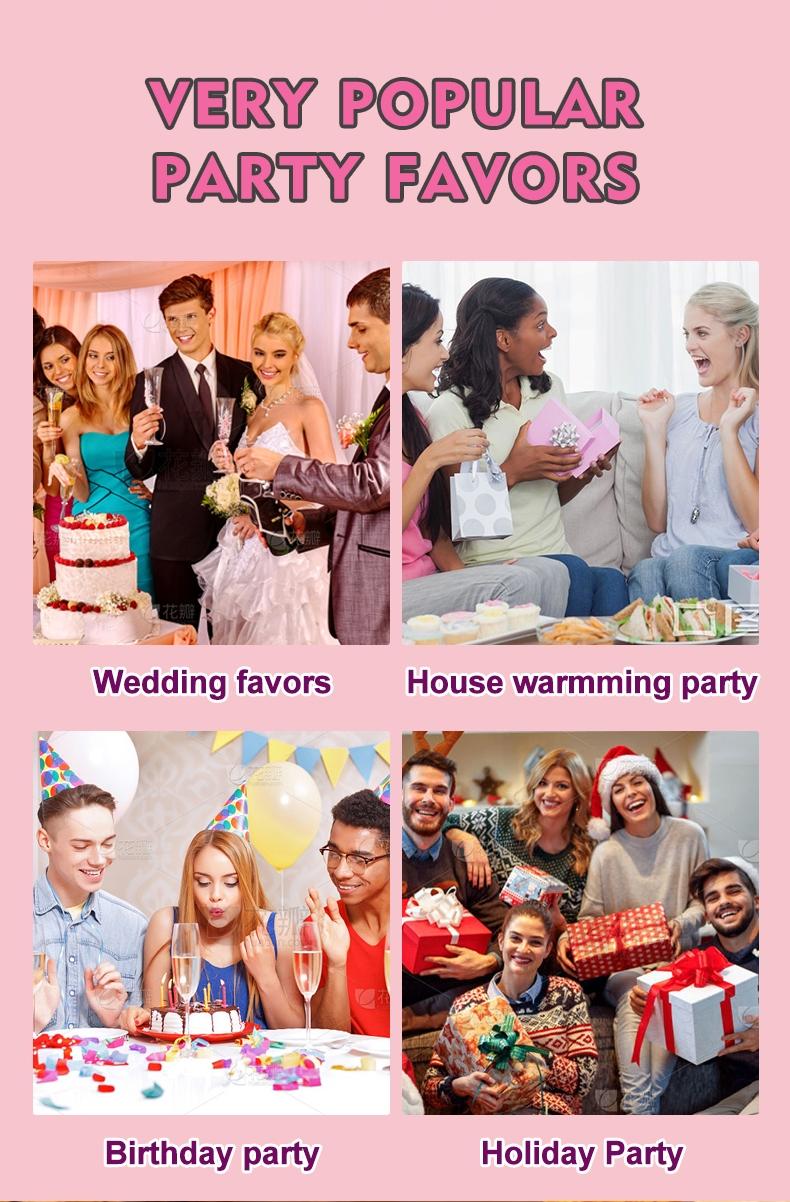 Hand Cream & Lip Balm Gift Set with Box, Santa Christmas Card & Gift Bag Included, Christmas & New Year Presents, Perfect Party Favor for Women, Party Favors Assortment