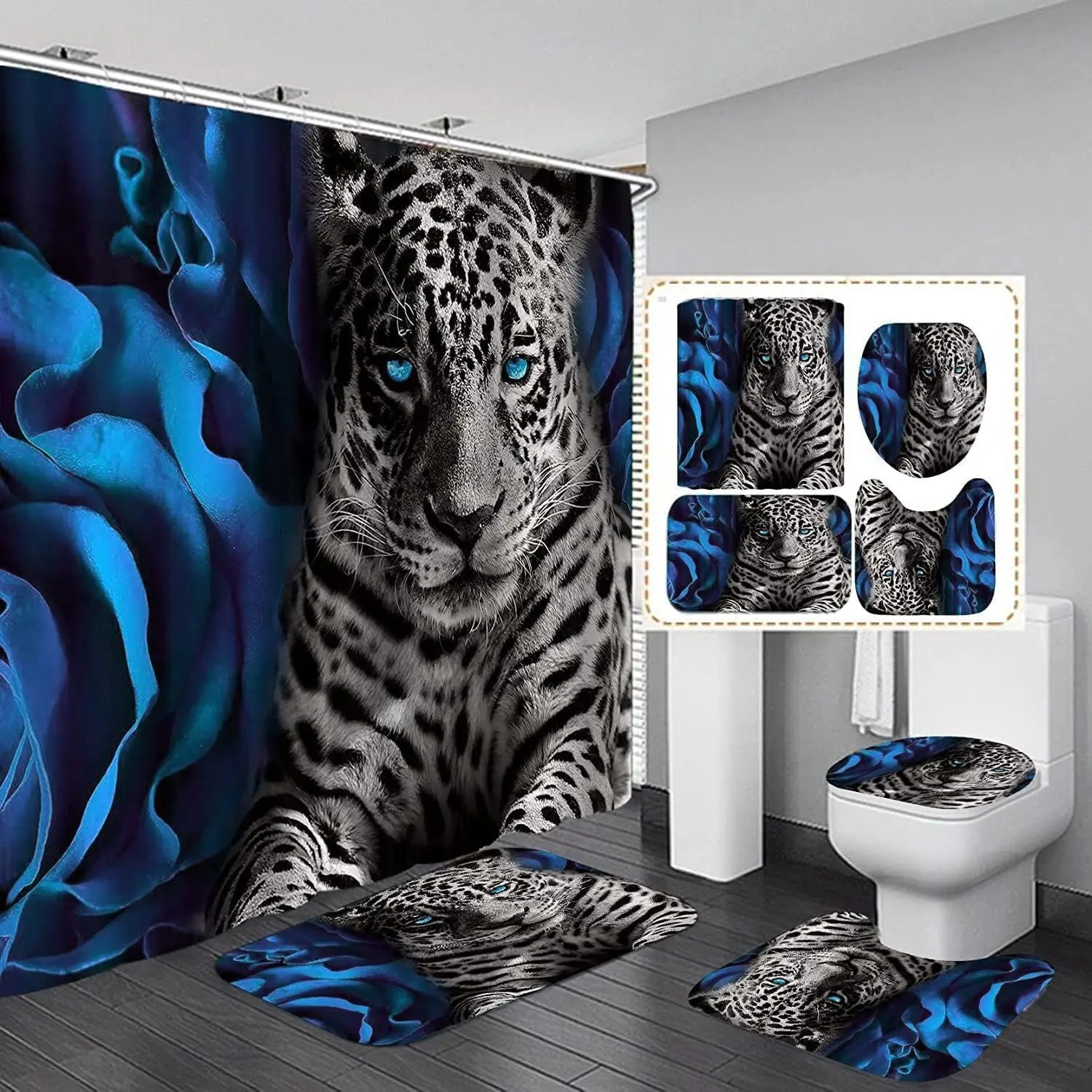 Blue Rose Leopard
