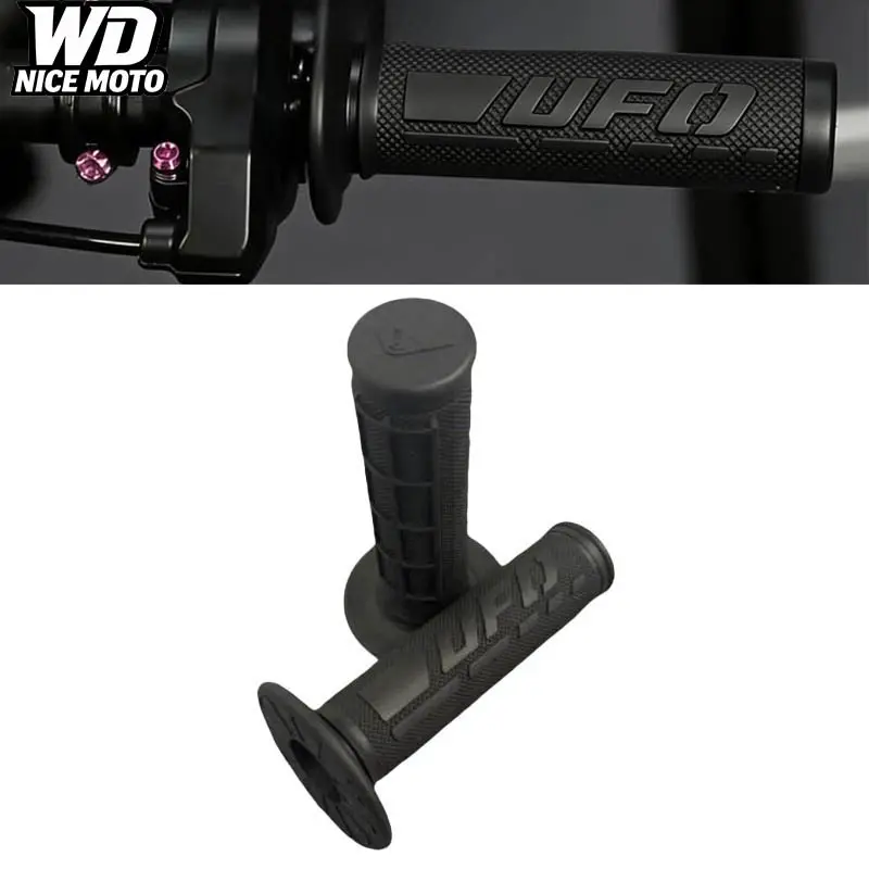 WD NICE MOTO 22mm 24mm Motorcycle Handle Bar Grips, Replacement Rubber Gel Hand Handlebar Grips for Dirt Bike Motocross, Universal Atv Compatible, Motor Parts Accessories