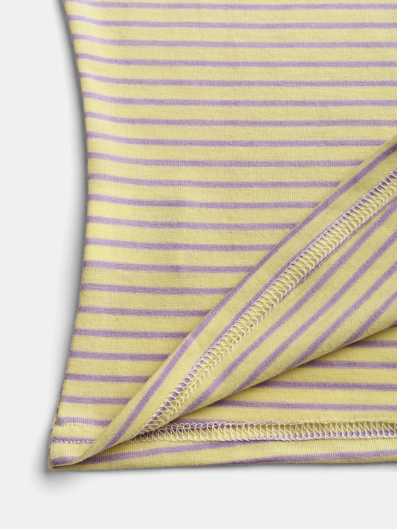 Women's Casual Striped Tee Shirt & Comfortable Pants Set, Stylish Two-Piece for Daily Wear, Perfect for Spring & Fall Seasons