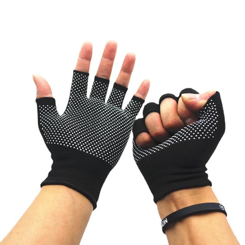 8 Pcs Breathable Half-Finger Fitness Gloves, Anti-Slip Cycling Gloves, Washable Multi-Sport Gloves for Biking, Hiking, Gym, Fitness Accessories