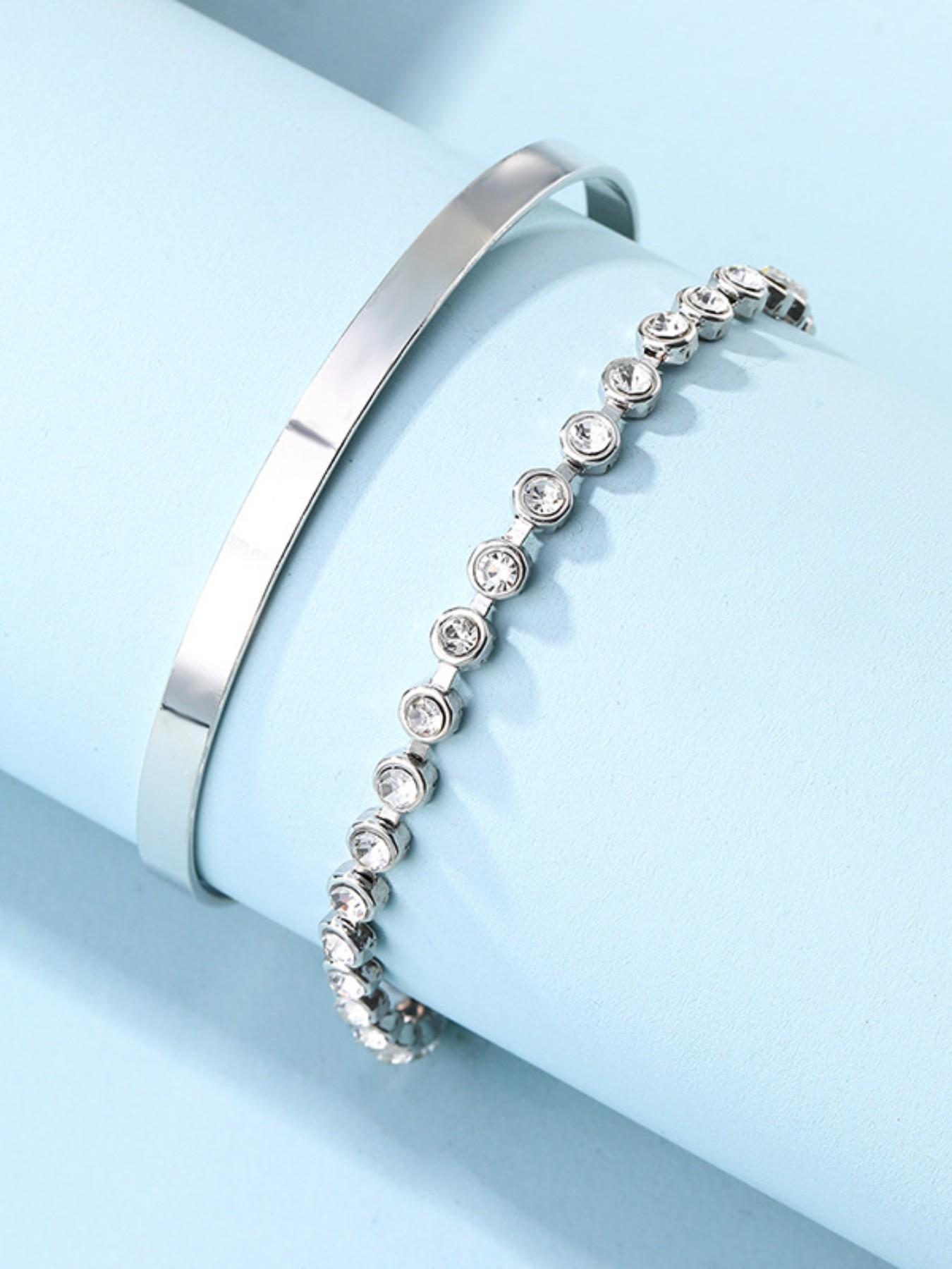 Vintage Jewelry Fashion Diamond Bracelet, Elegant Accessory for Women, Perfect Gift Idea, Timeless Style Statement Piece