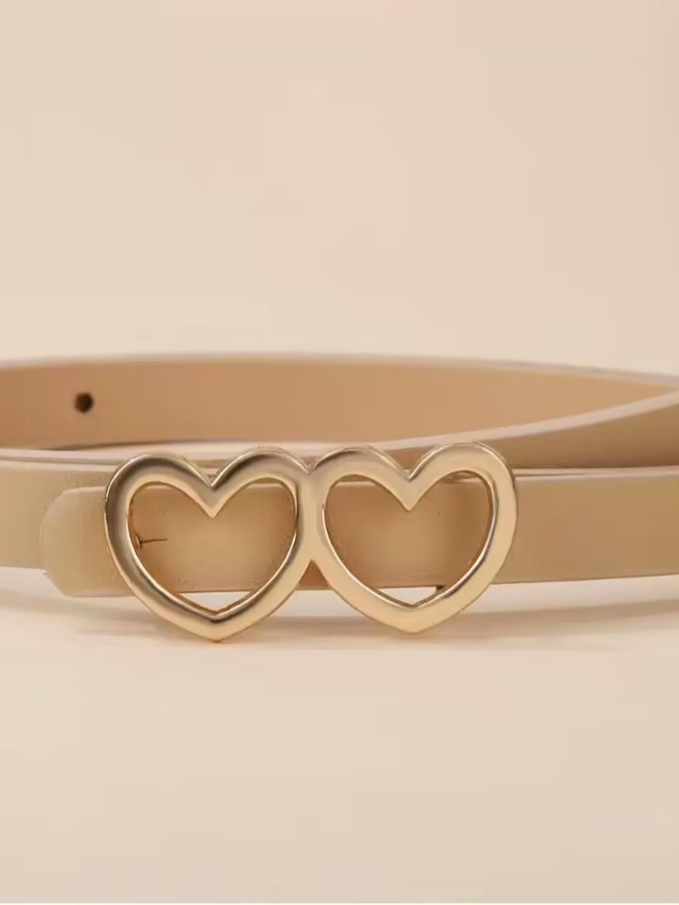 5-Piece Fashion Buckle Set, Vintage Solid PU Belt, Casual Denim Waistband for Women, Stylish Accessory for Everyday Wear