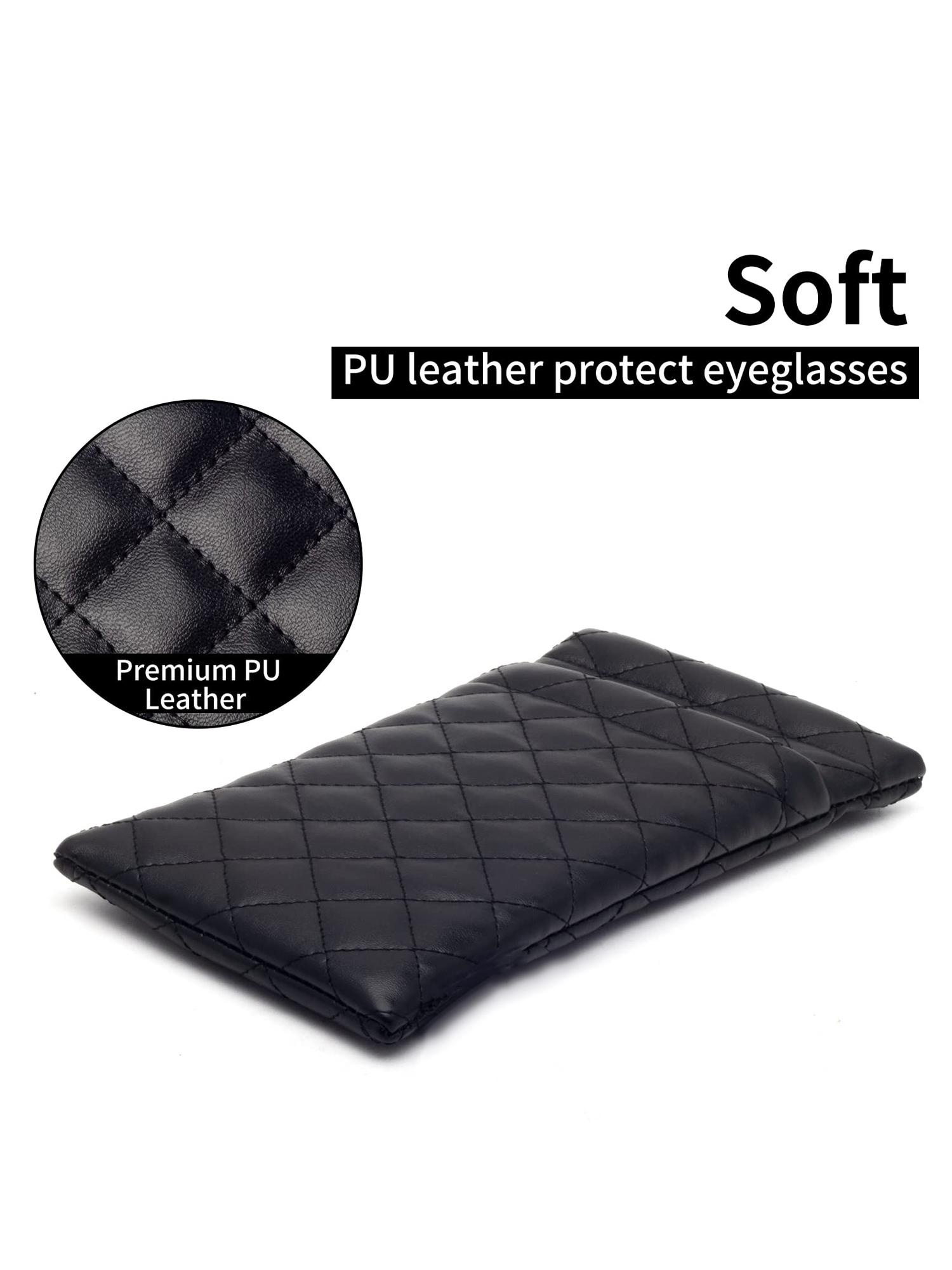 Latest Fashion Makeup Storage Bag, Handheld Cosmetic Pouch, Makeup Organizer Pouch, Soft Material Lightweight Glasses Case, Unisex Eyewear Accessories for Everyday Use, Christmas Gift, Valentine's Day Gift, Ideal Gift