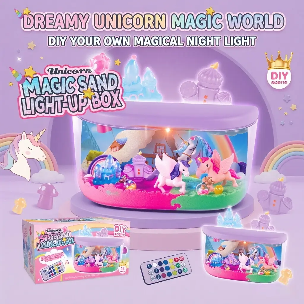 Unicorn Theme DIY Scene Gift Box Set