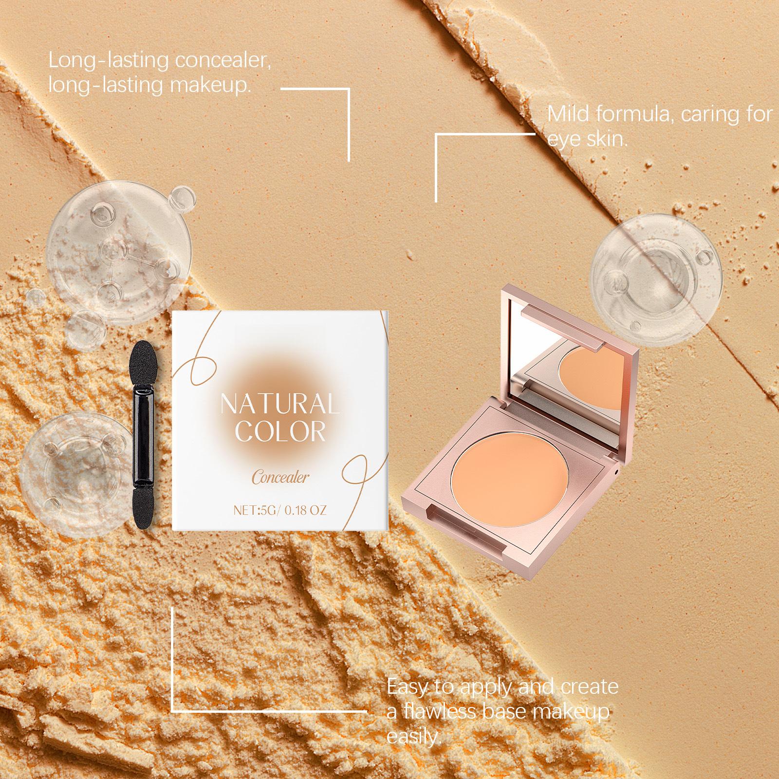 Corrective cream: lightweight texture, adheres well, long-lasting, clear and transparent, corrects skin imperfections, adds radiance