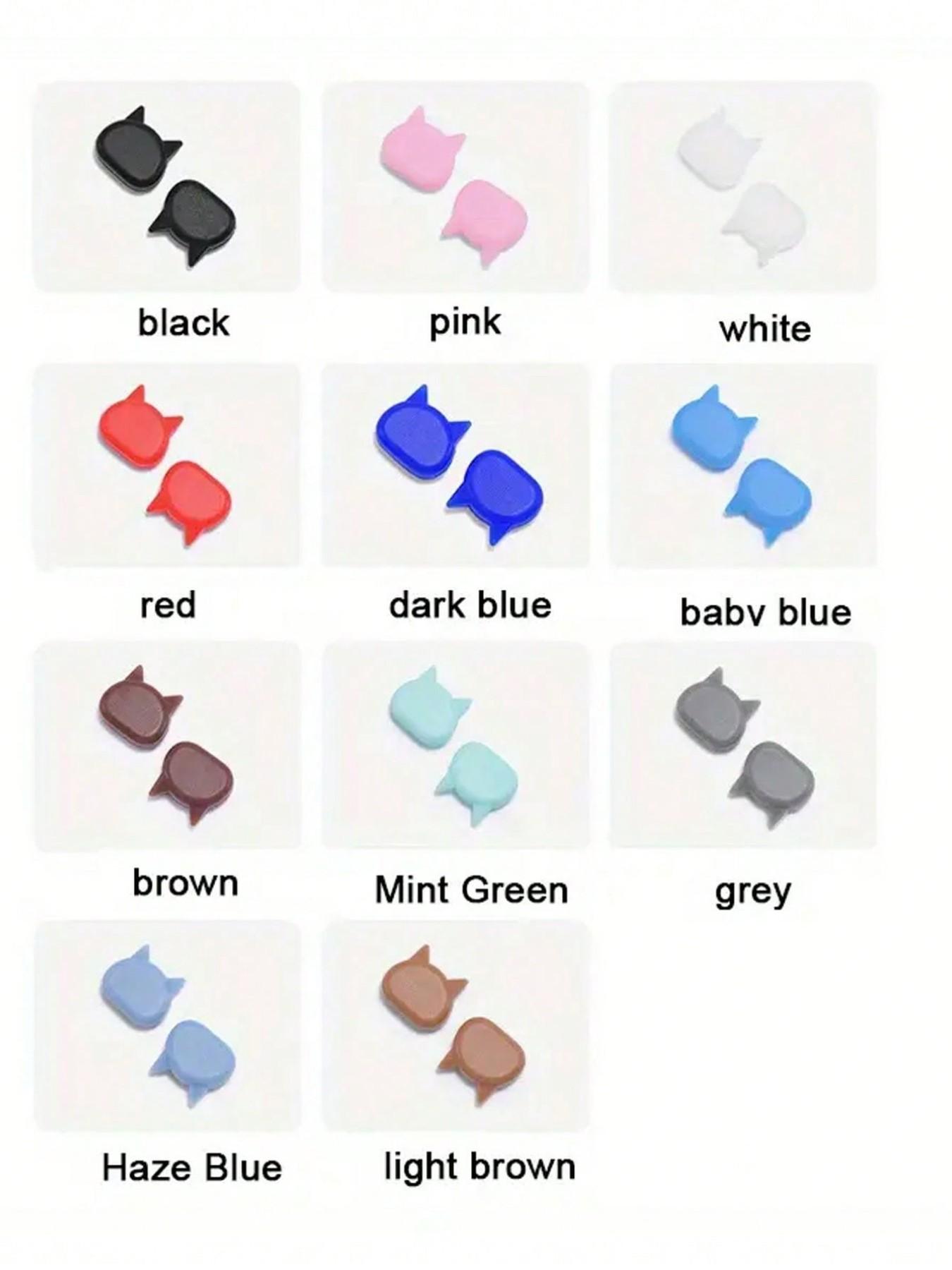 Colorful Kitten Anti-Slip Eyeglasses Holders，Cute Kitten Silicone Eyeglasses Retainer, Eyewear Ear Grip Ear Hooks Anti-Slip Holder Eyeglasses Stoppers Temple Tips For Women Men For Music Festival - Compact, Secure Fit, Rich Color Options for Glasses