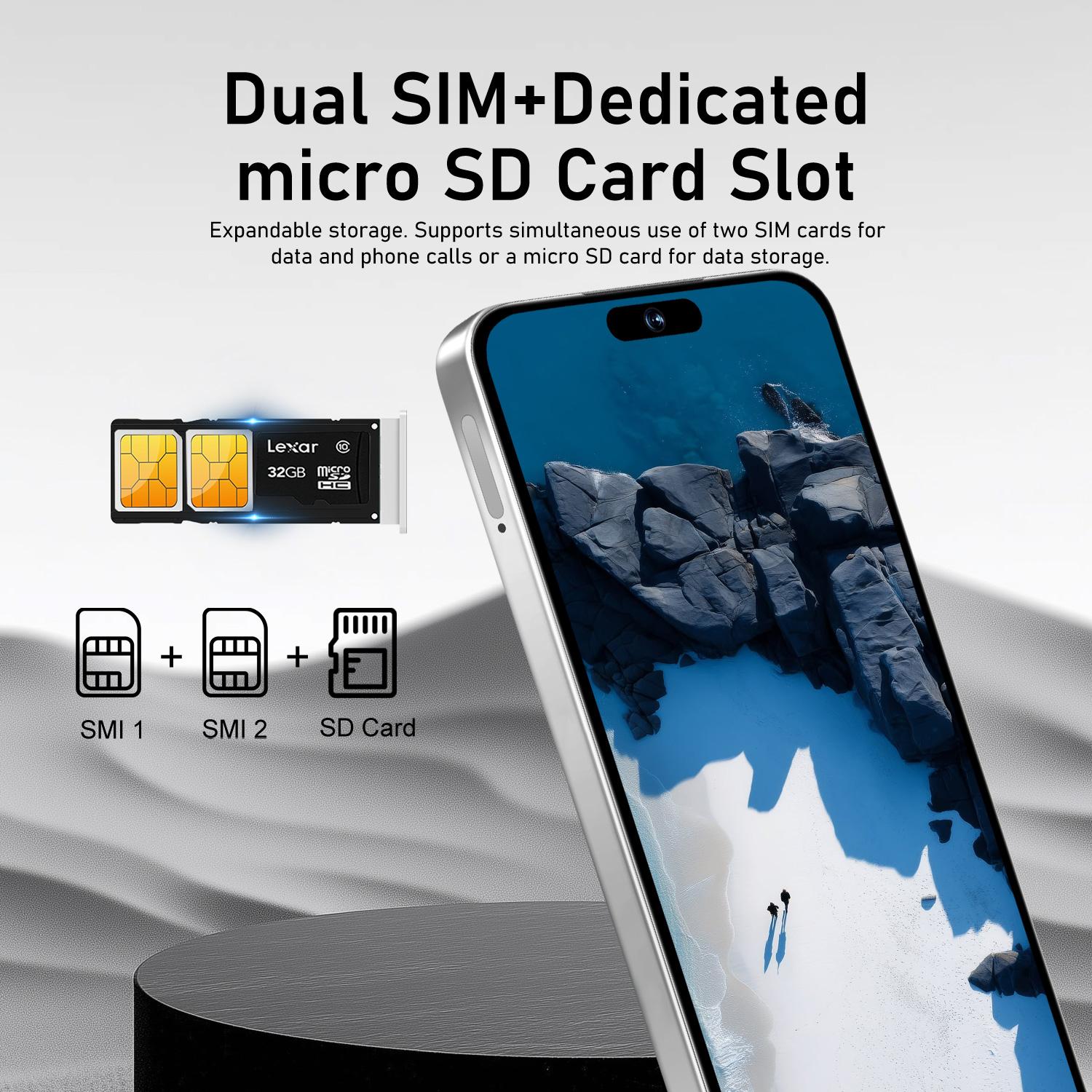 Astarry 16 Pro Max 4g Phone, 6gb RAM 64GB Storage, Android 12.0, 16+20mp Camera, Octa-Core Processor, 6.93-Inch Screen, 4950mah Battery