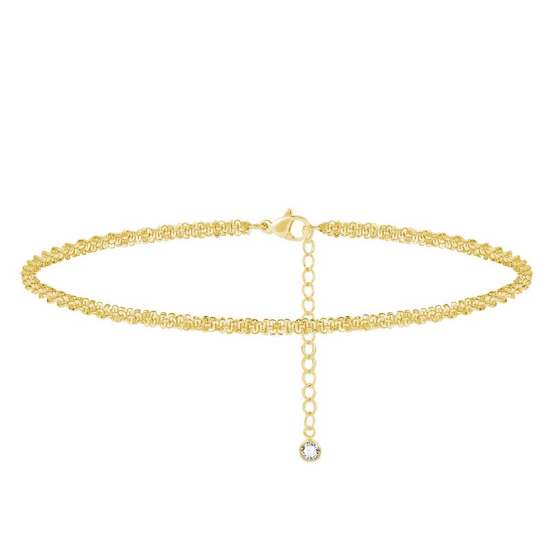 Mideeo Ankle Bracelets Set for Women Gold/Silver Shiny Boho Beach Anklet Chain Adjustable Foot Jewelry for Women Summer Beach