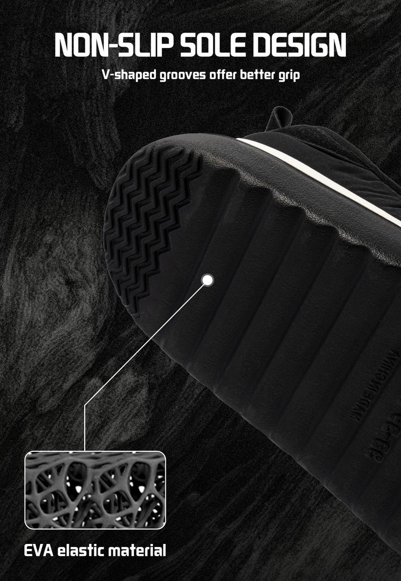 YASSIA Winter Warm Quilted Slippers | Cozy Fleece Lined Indoor Outdoor Shoes Girl Women White