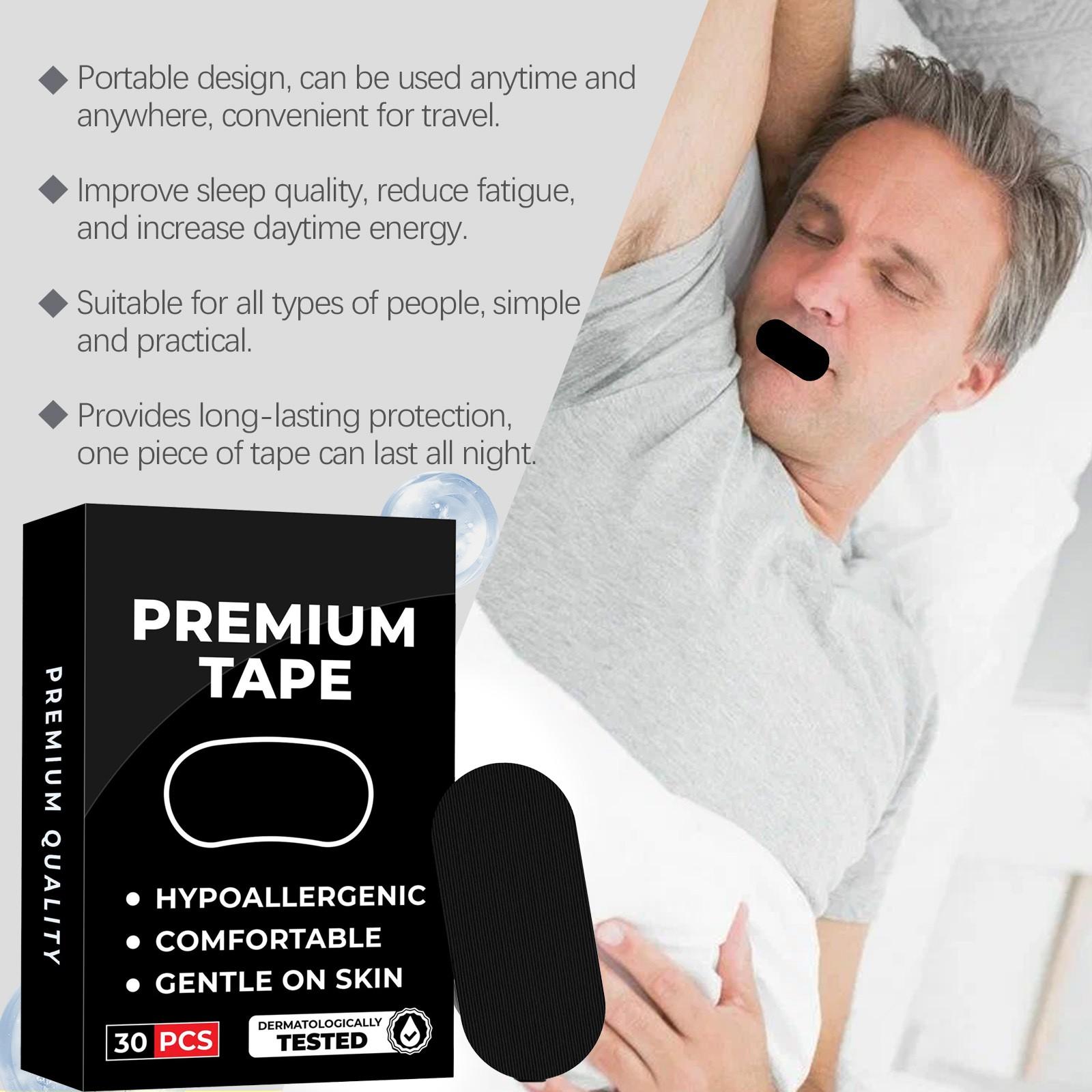 Sleep Mouth Tape, 30pcs/box Breathable Mouth Tape, Comfortable Sleeping Aid Tape, Hypoallergenic Sleep Aid, Body Care Product for Men & Women