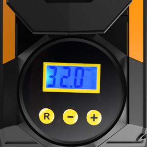 Nilight Tire Inflator Air Compressor Portable Air Pump for 12V DC Car Tires with Digital Pressure Gauge 150PSI Auto Tire Pump Compact Black